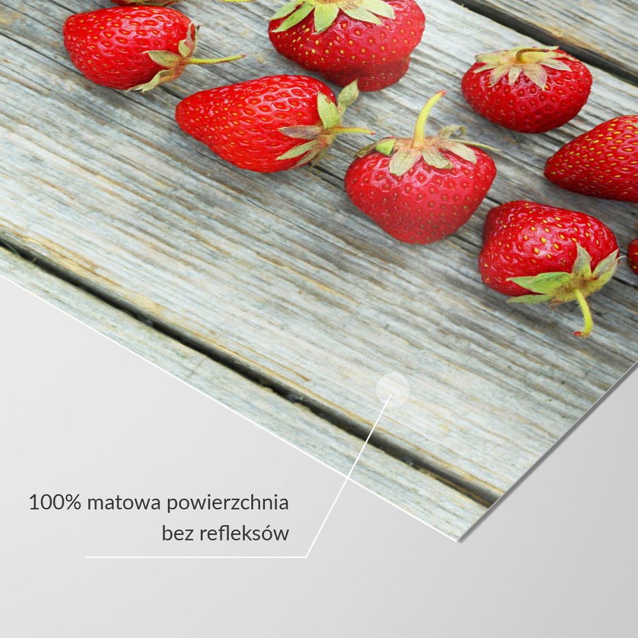 Fototapeta - truskawki, owoce, czerwony