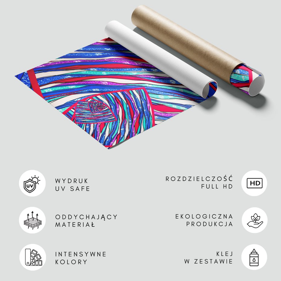 Fototapeta - abstrakcja, wzory, kolory