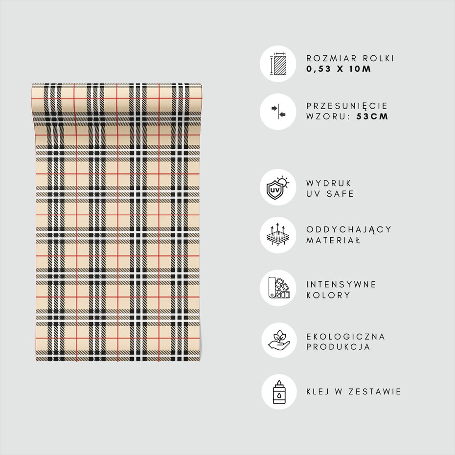 Tapeta - kratka, linie, deseń