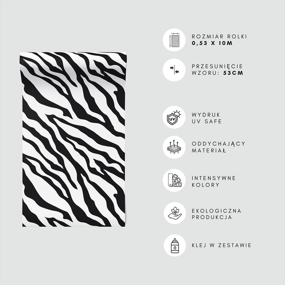 Tapeta - zebra, paski, afryka