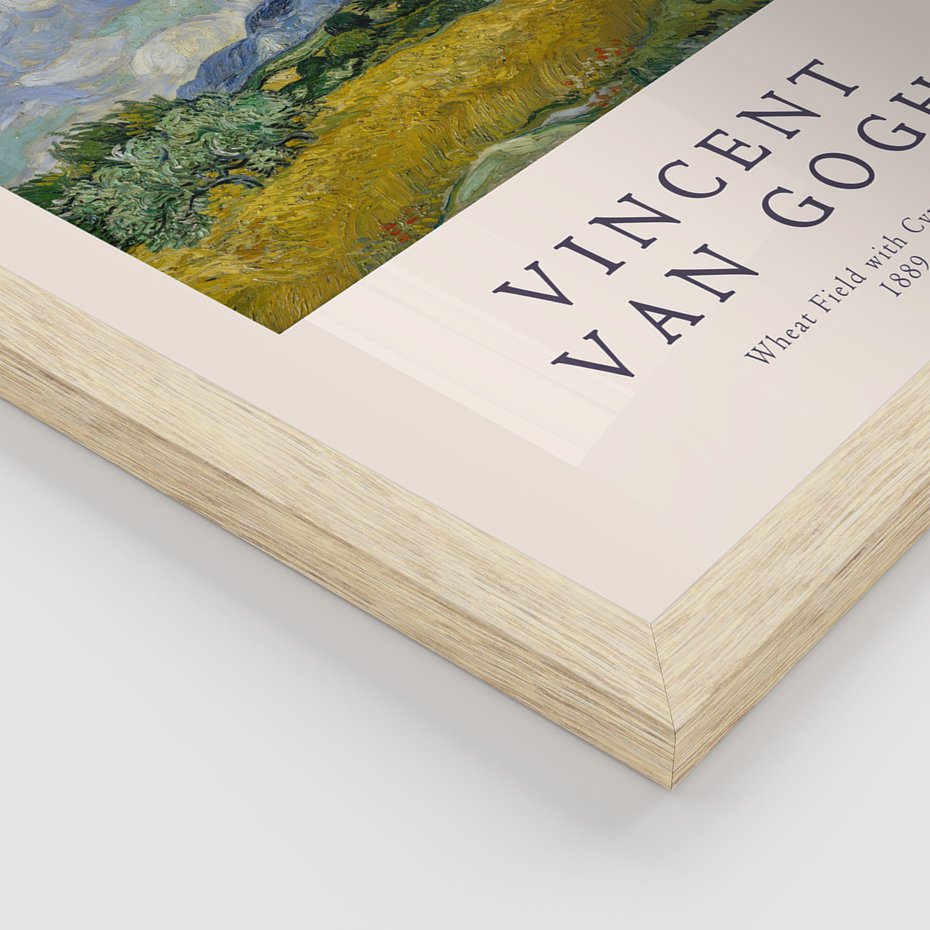 Zestaw obrazy w ramie, plakaty - Van Gogh, obrazy, sztuka - rama drewno