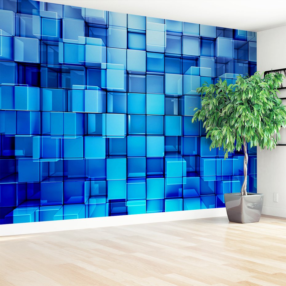 Fototapeta - kostki, sześciany, abstrakcja