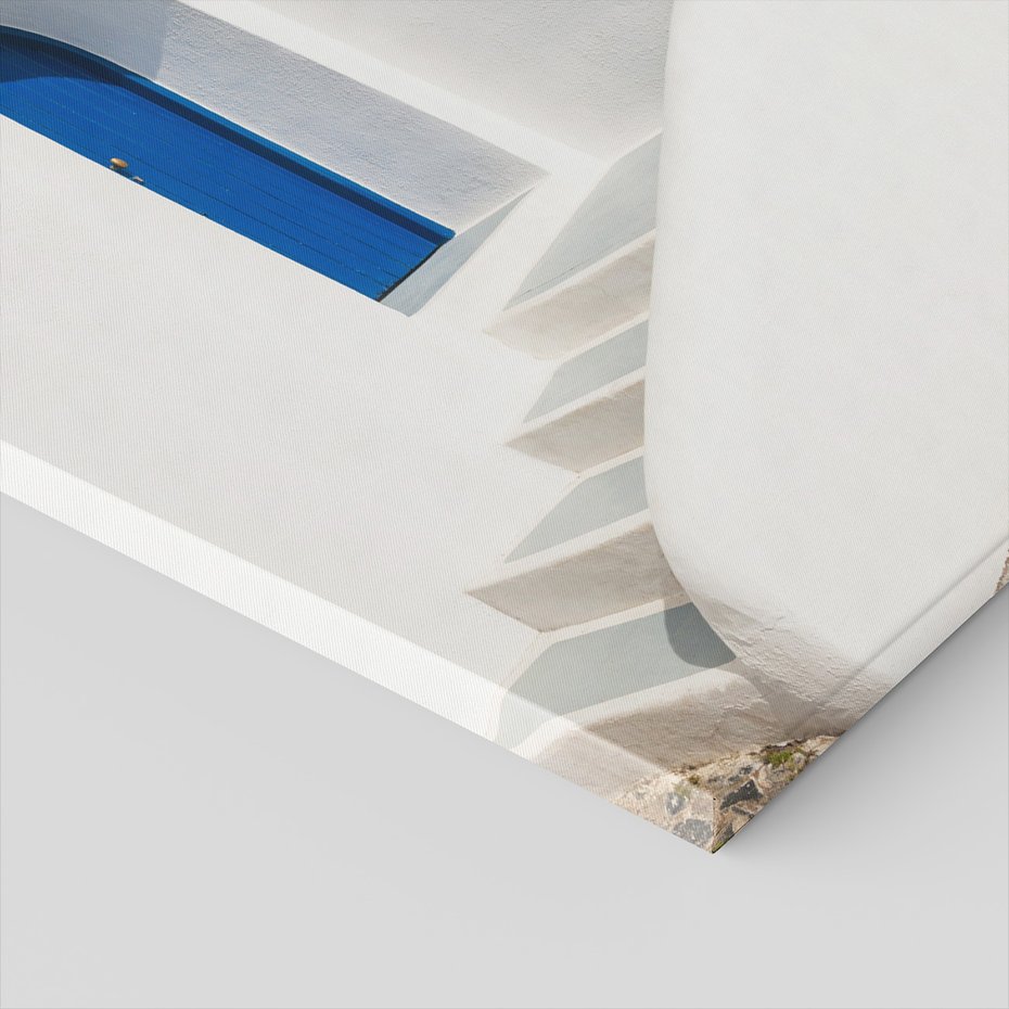 Obraz na płótnie - architektura, drzwi, schody