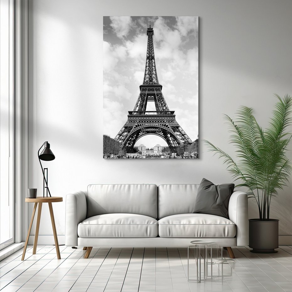 Obraz na płótnie - Paryż, wieża Eiffla, miasto
