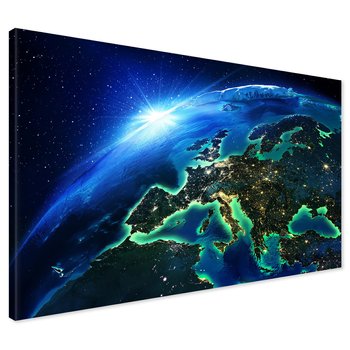 Obraz na płótnie - ziemia, kosmos, noc