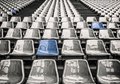 Fototapeta - krzesła, stadion, trybuny