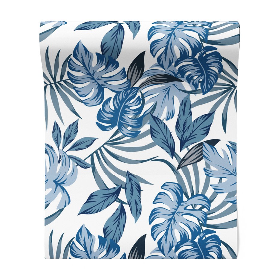 Tapeta - liście, monstera, tropikalny