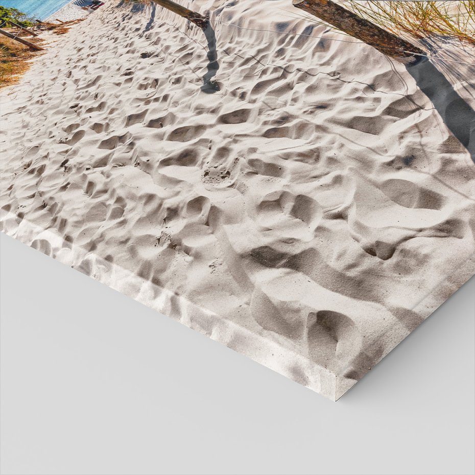 Obraz na płótnie - plaża, morze, piasek