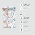 Tapeta - kwiaty, ptak, natura
