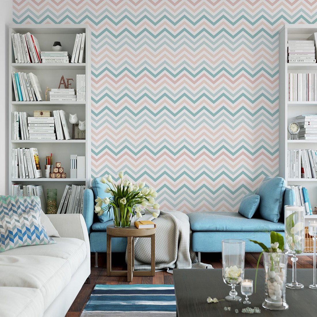 Tapeta - wzór, zygzak, tapeta