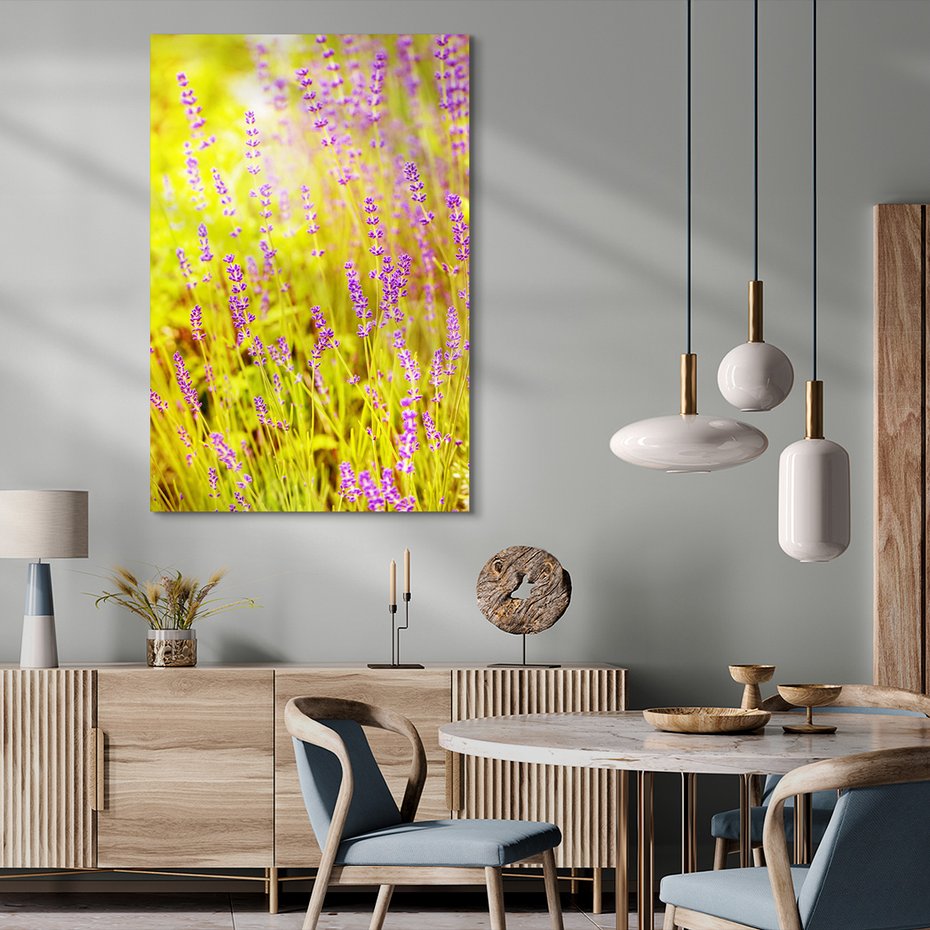 Obraz na płótnie - lawenda, kwiaty, natura