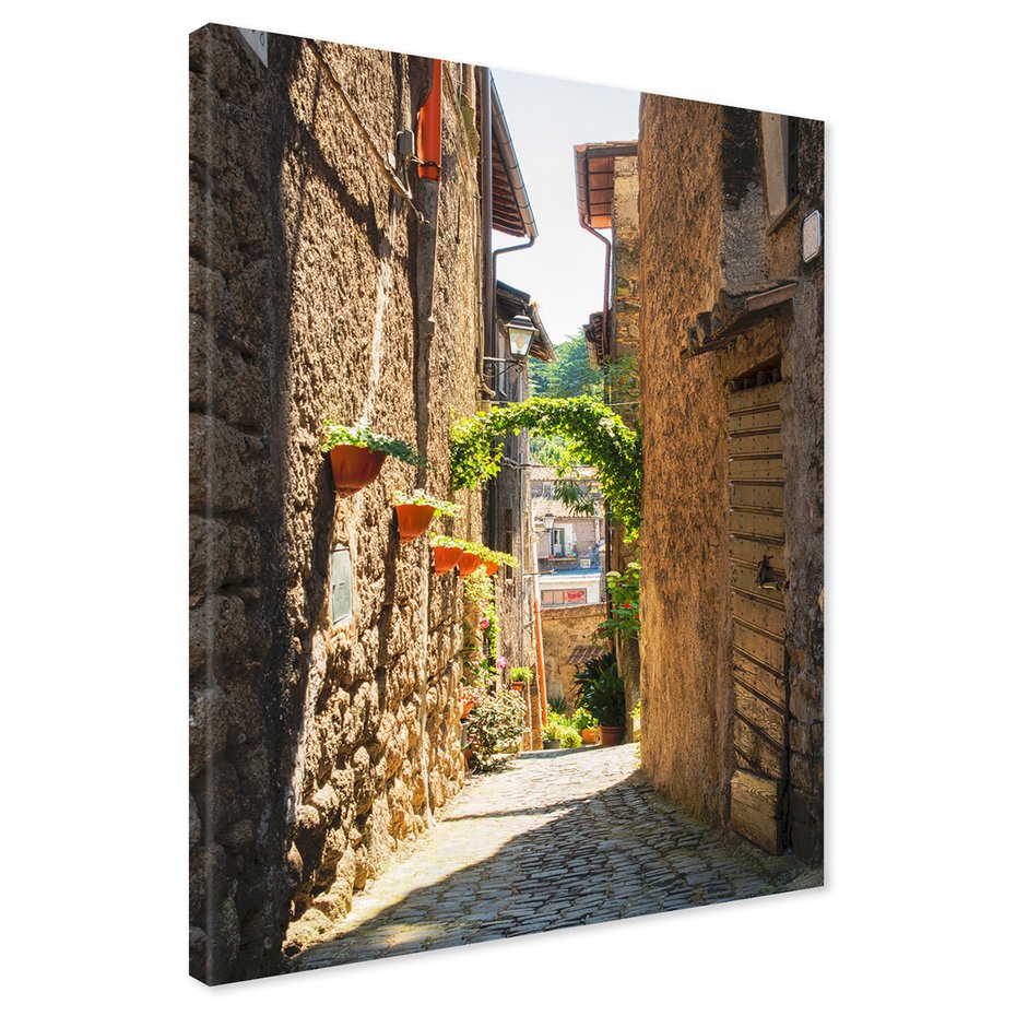 Obraz na płótnie - uliczka, miasto, kamień