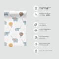 Tapeta - dziecięca, słonie, balony, gwiazdy