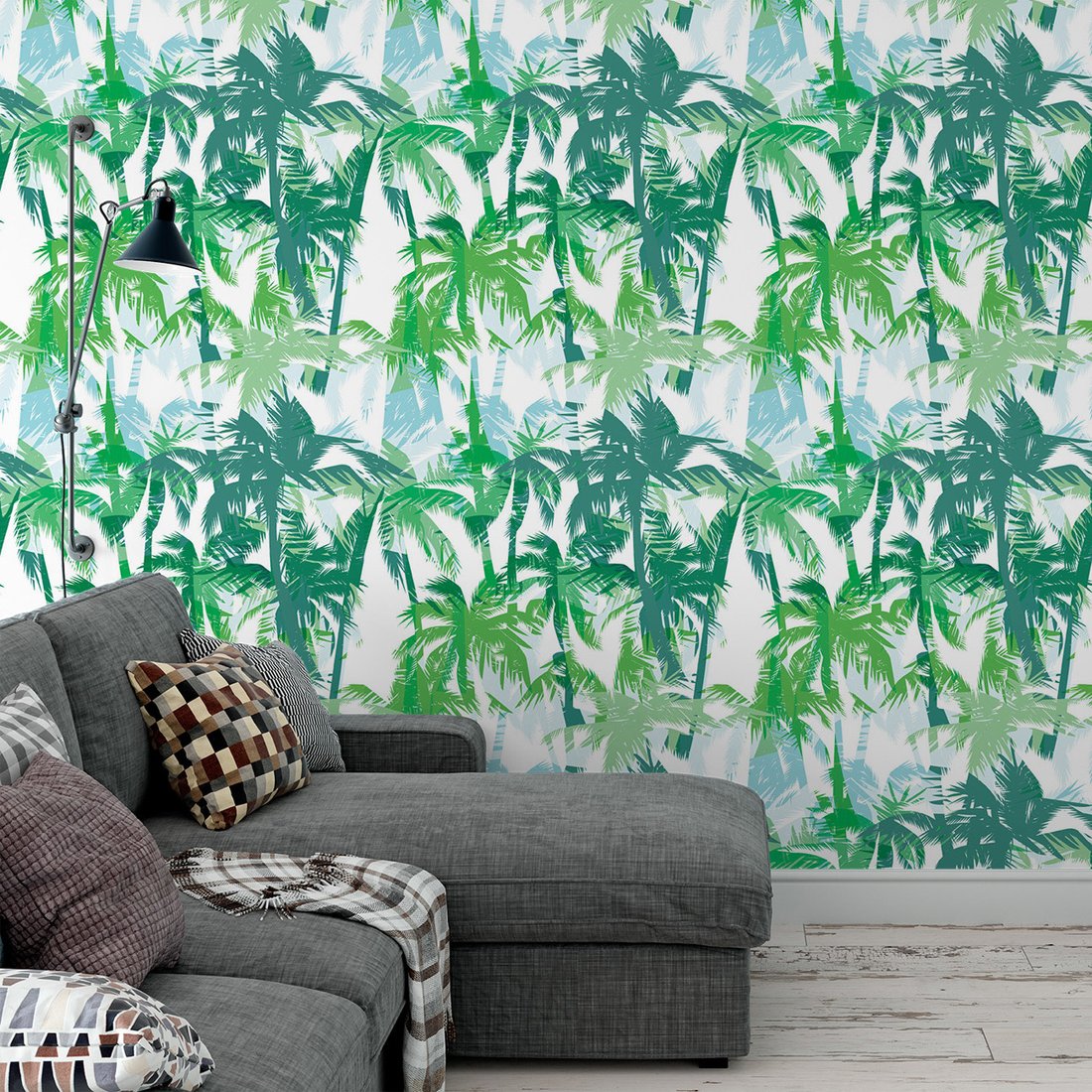 Tapeta - liście, palmy, lato