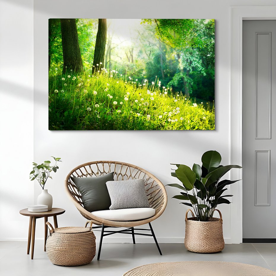 Obraz na płótnie - las, drzewa, natura