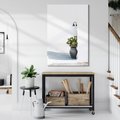 Obraz na płótnie - ściana, roślina, donica