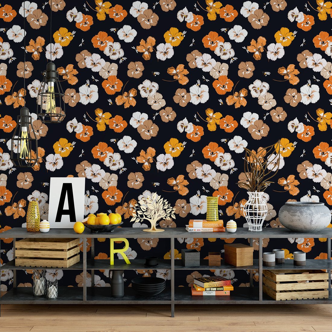 Tapeta - kwiaty, owady, natura