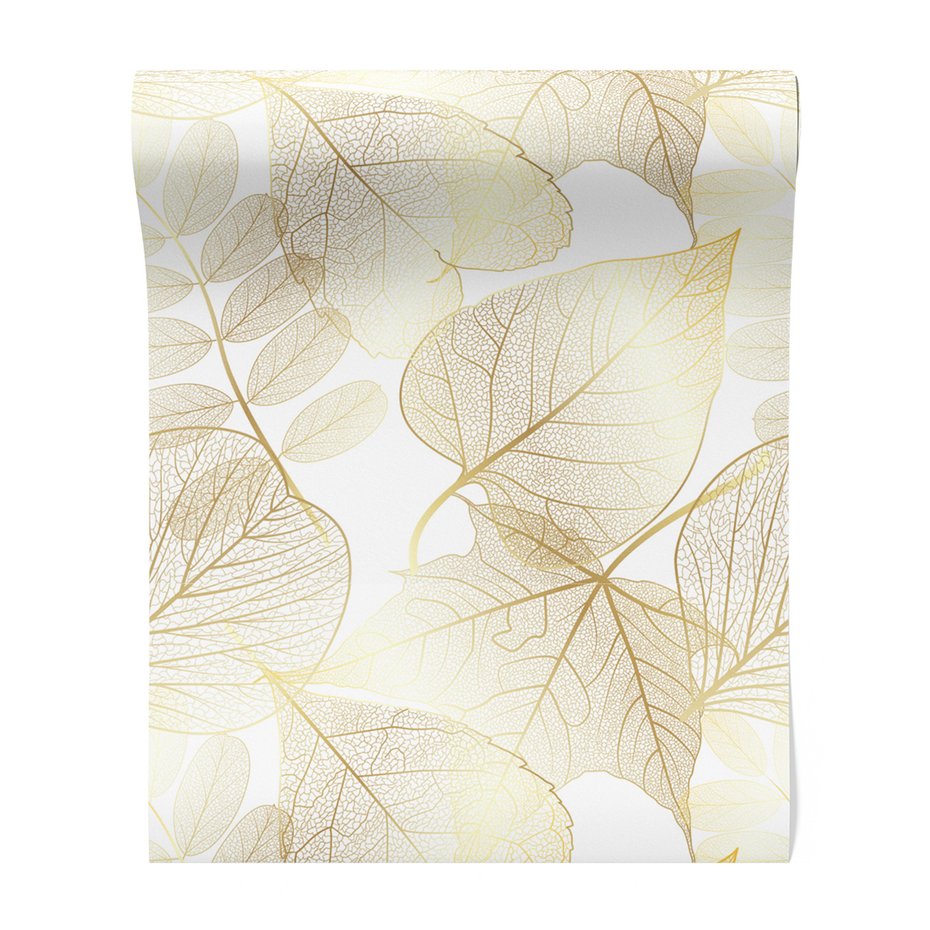 Tapeta - liście, ornament, tło