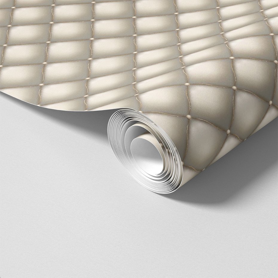 Tapeta - pikowanie, tapicerka, guziki