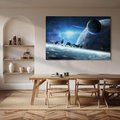 Obraz na płótnie - kosmos, przestrzeń, planety