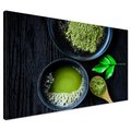 Obraz na płótnie - matcha, herbata, napój