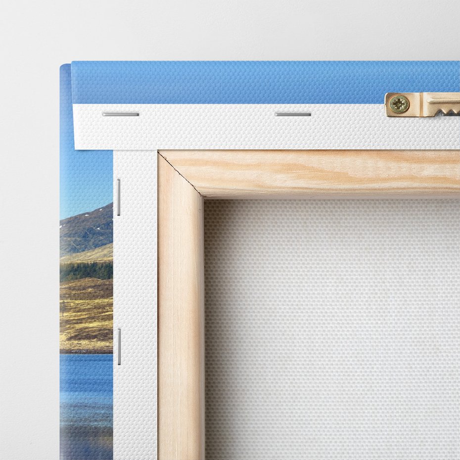 Obraz na płótnie - góry, jezioro, krajobraz