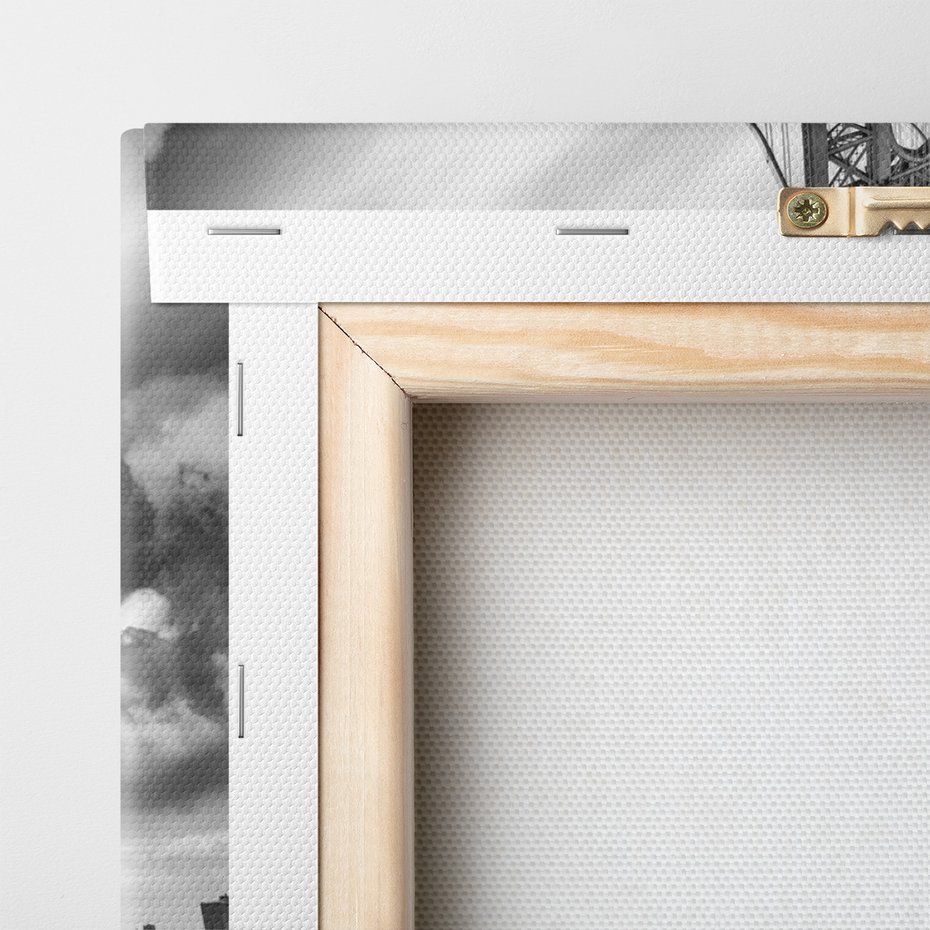 Obraz na płótnie - most, miasto, rzeka