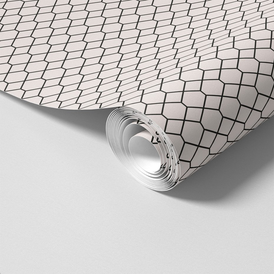 Tapeta - siatka, heksagon, linia