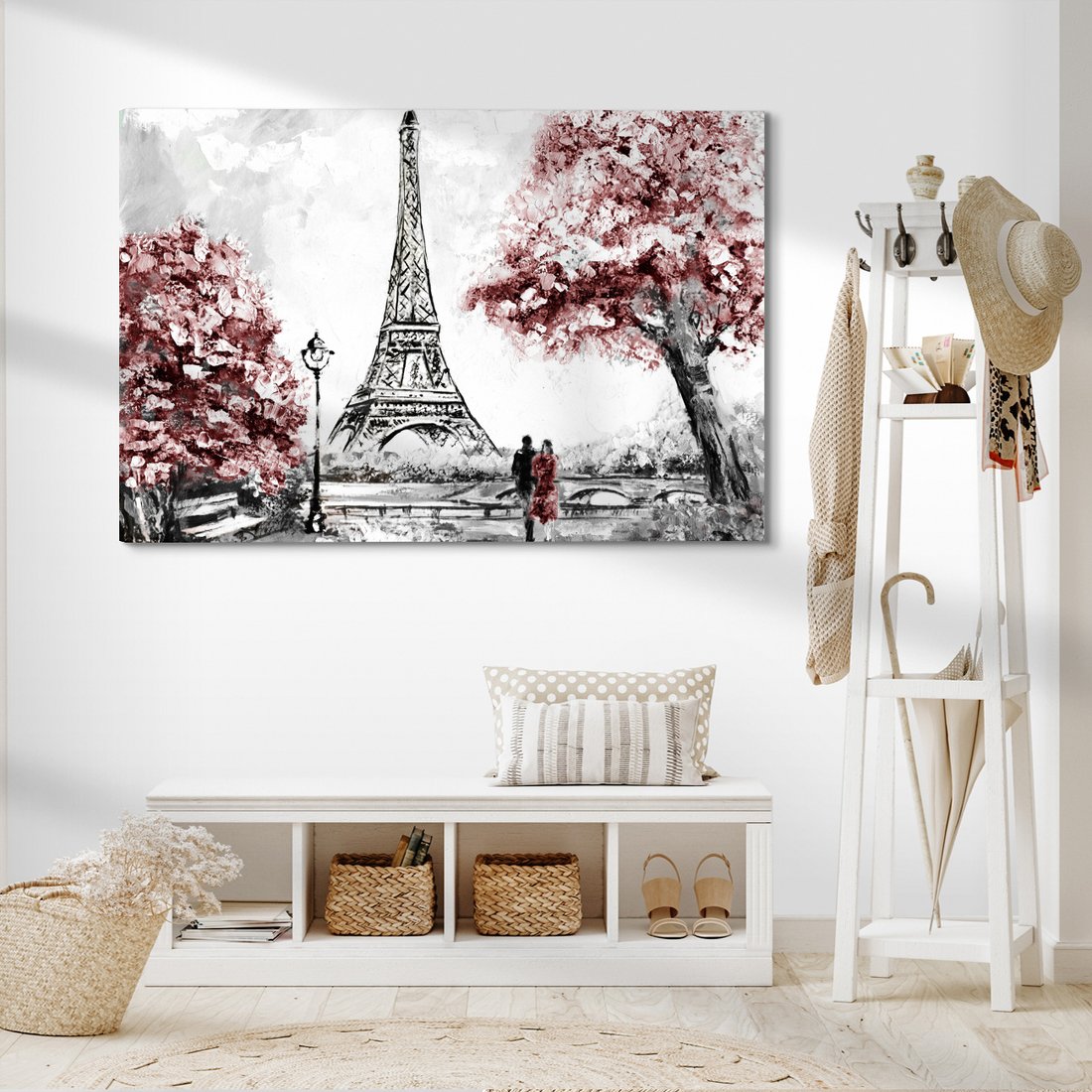 Obraz na płótnie - wieża Eiffla, Paryż, miasto