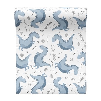 Tapeta - dziecięca, dinozaury, przyjaciel,