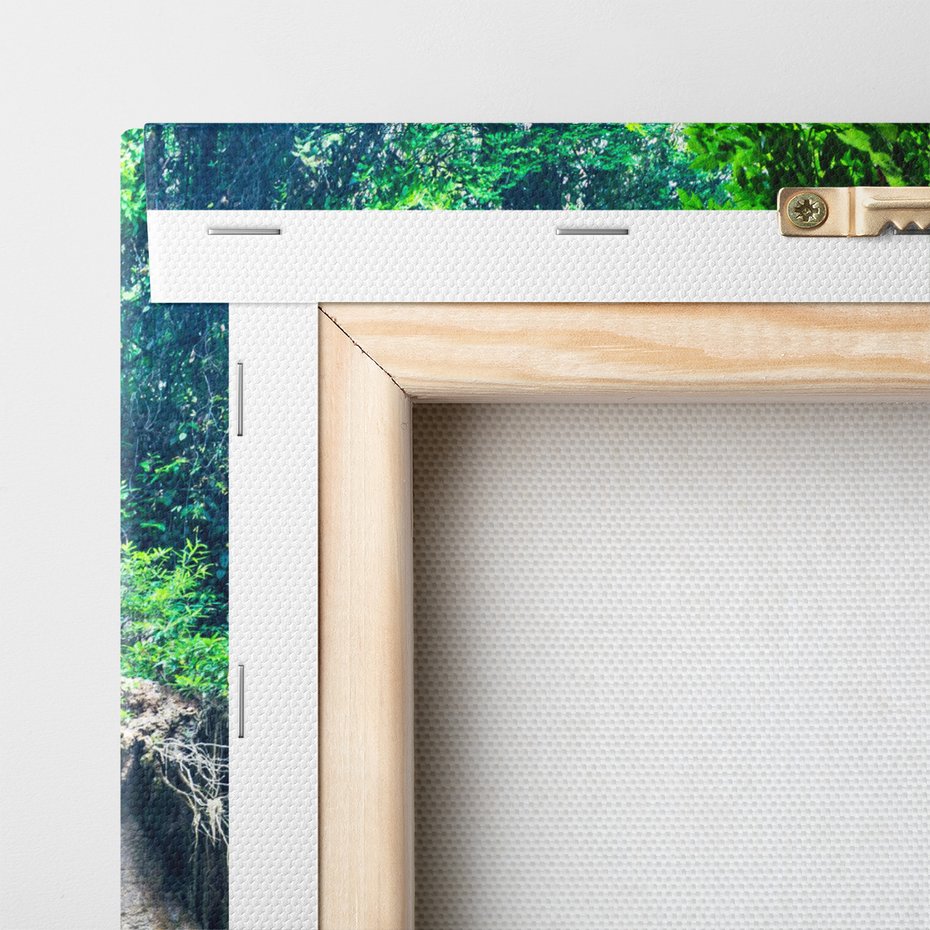 Obraz na płótnie - wodospad, natura, krajobraz