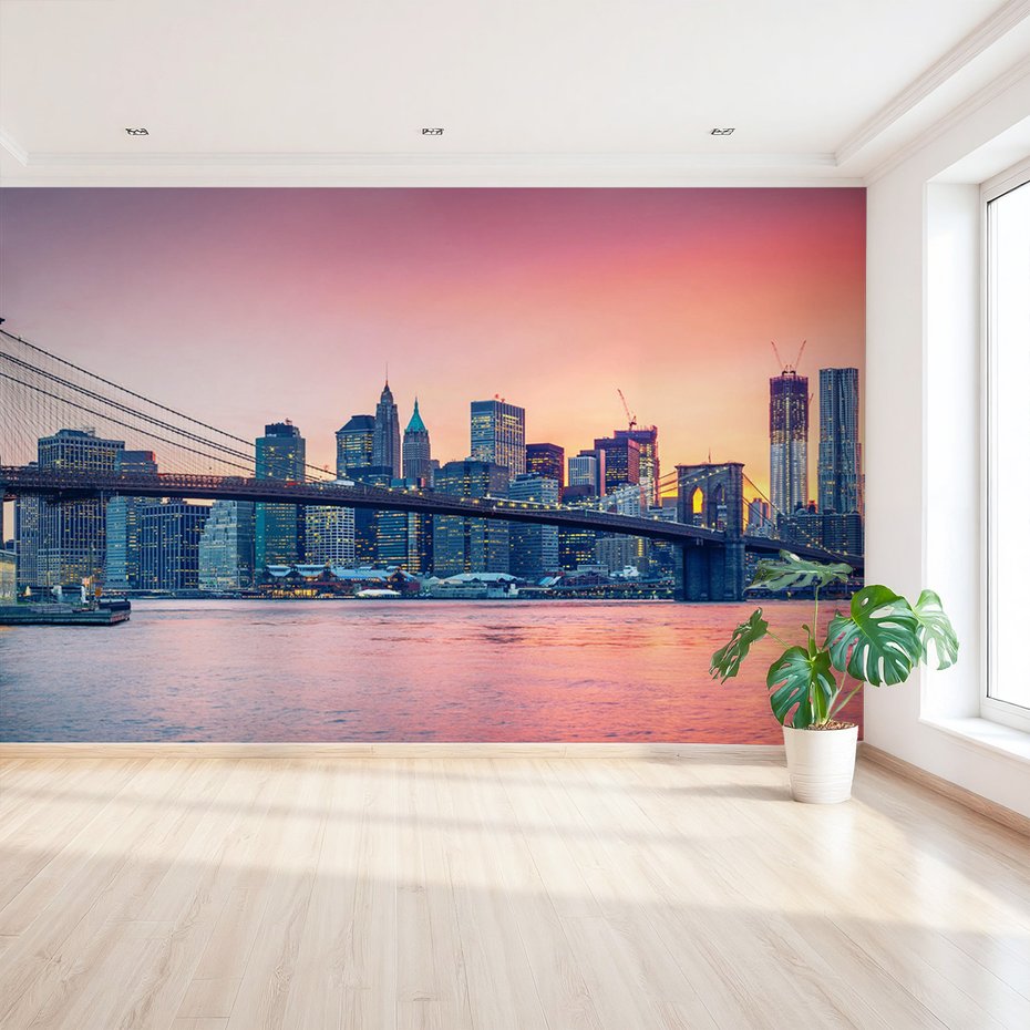 Fototapeta - miasto, most, rzeka