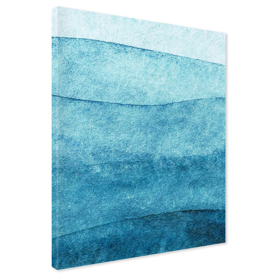 Obraz na płótnie - abstrakcja, gradient, niebieski