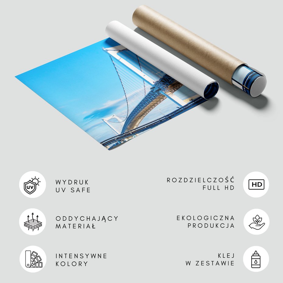 Fototapeta - most, miasto, niebo