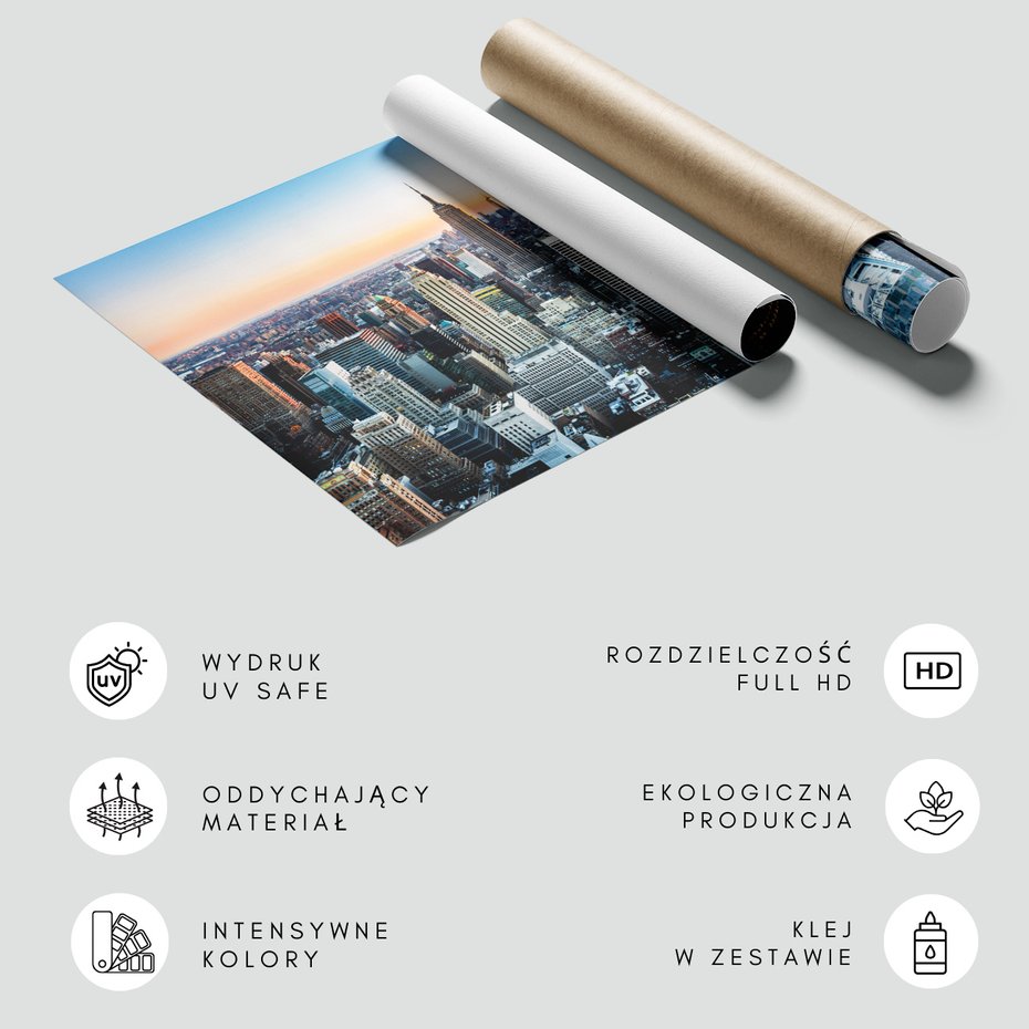 Fototapeta - miasto, drapacze chmur, panorama