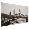 Obraz na płótnie - Londyn, most, autobus