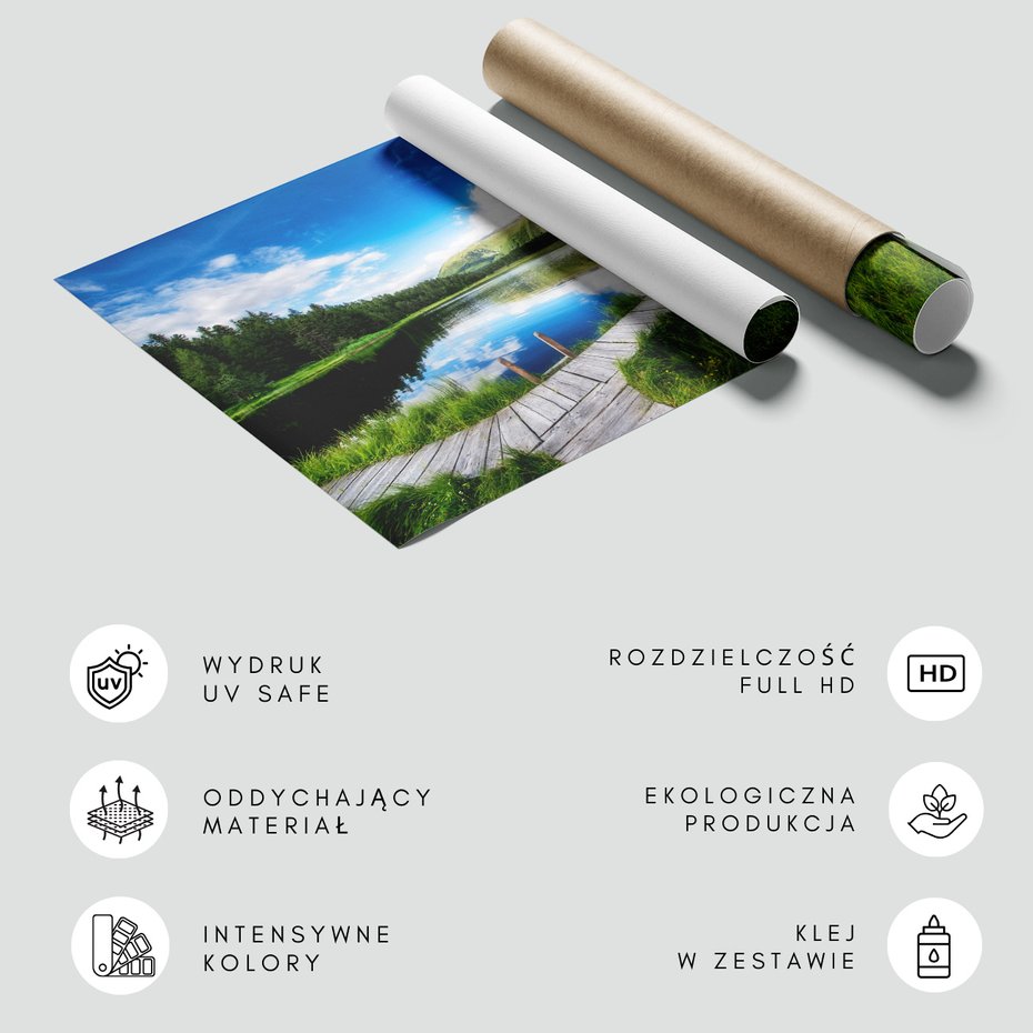 Fototapeta - jezioro, góry, krajobraz