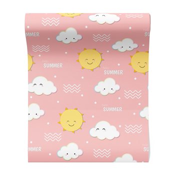 Tapeta - dziecięca, słońce, chmura, lato
