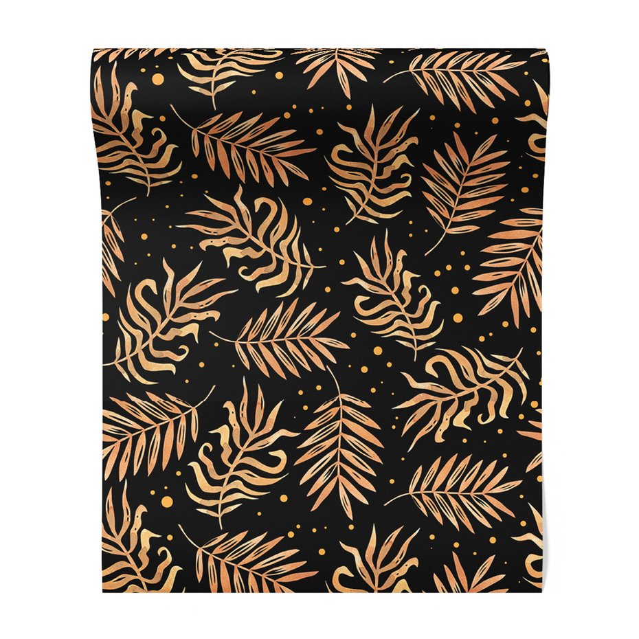 Tapeta - liście, tło, ornamenty