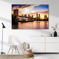 Obraz na płótnie - most, miasto, woda