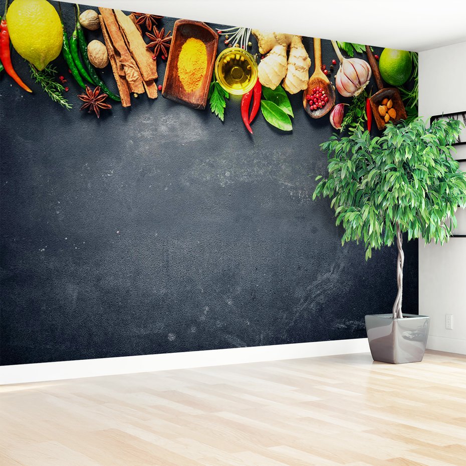 Fototapeta - jedzenie, przyprawy, składniki