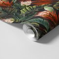 Tapeta - kwiaty, liście, tropiki