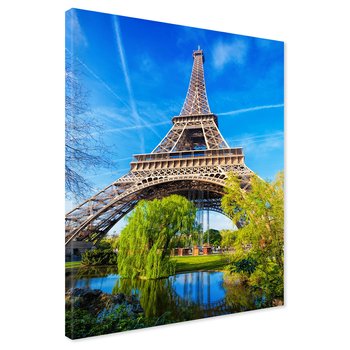 Obraz na płótnie - Paryż, Wieża Eiffla, miasto