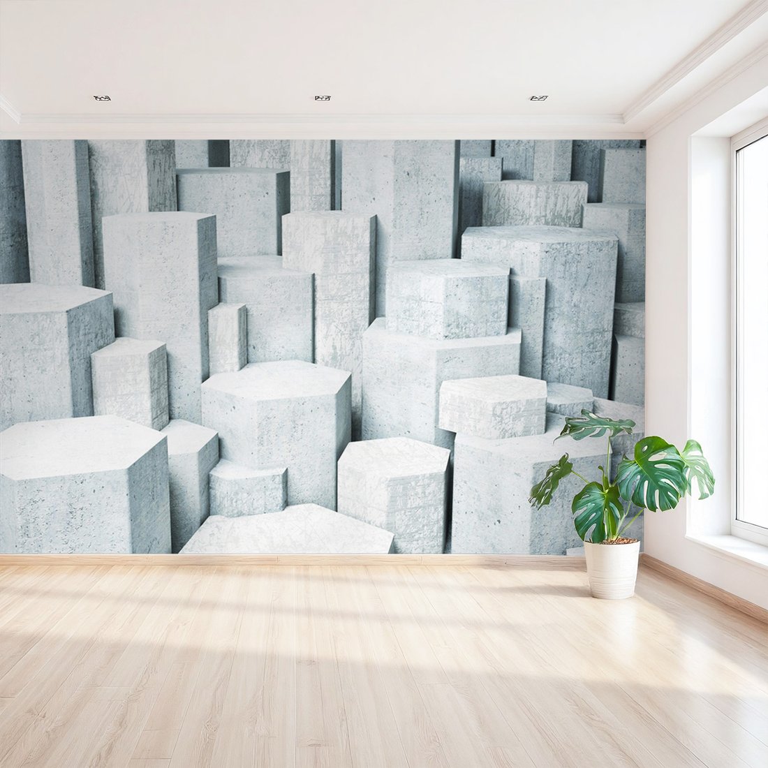 Fototapeta - abstrakcja, beton, geometria