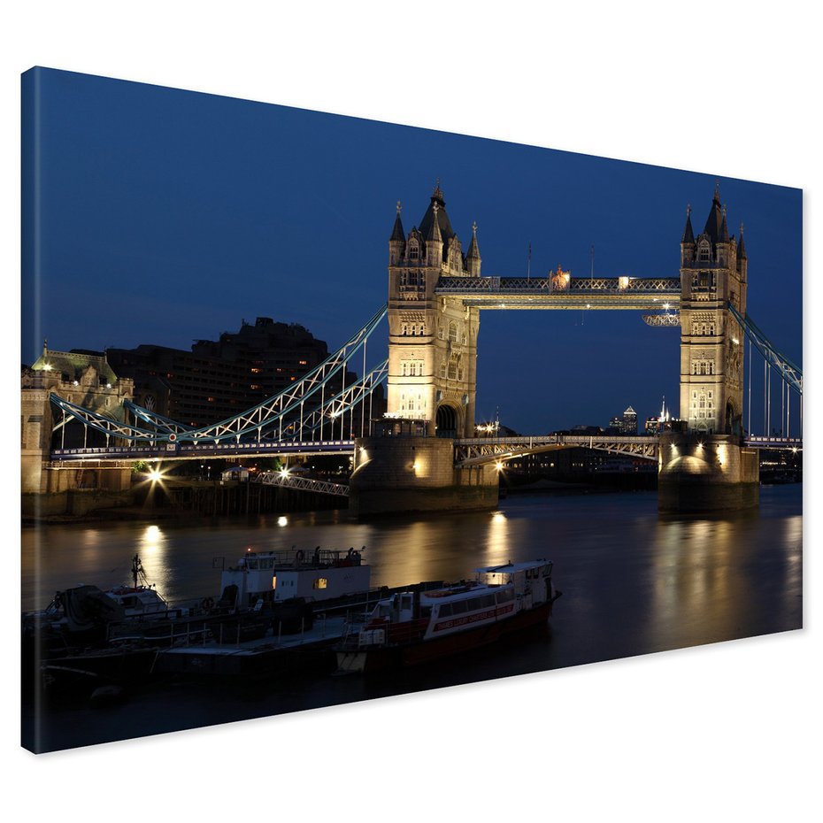 Obraz na płótnie - Londyn, Most, Rzeka