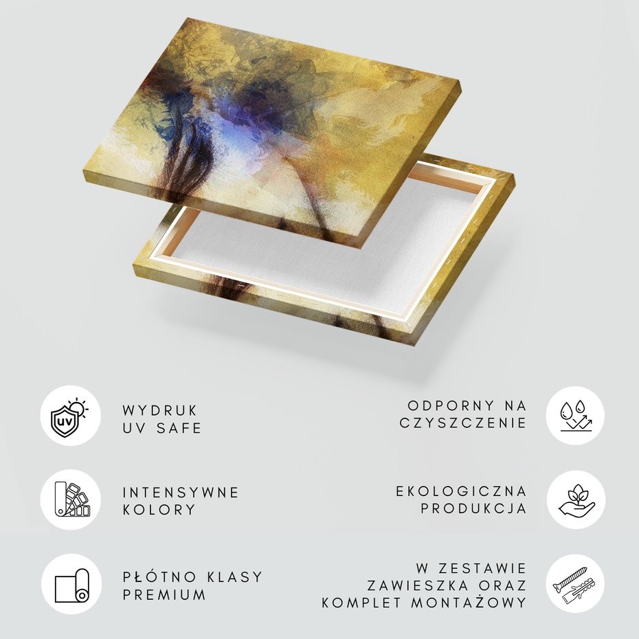 Obraz na płótnie - abstrakcja, portret, oko