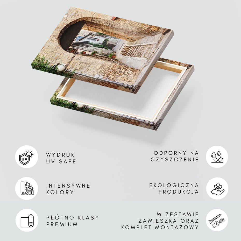 Obraz na płótnie - uliczka, miasto, architektura