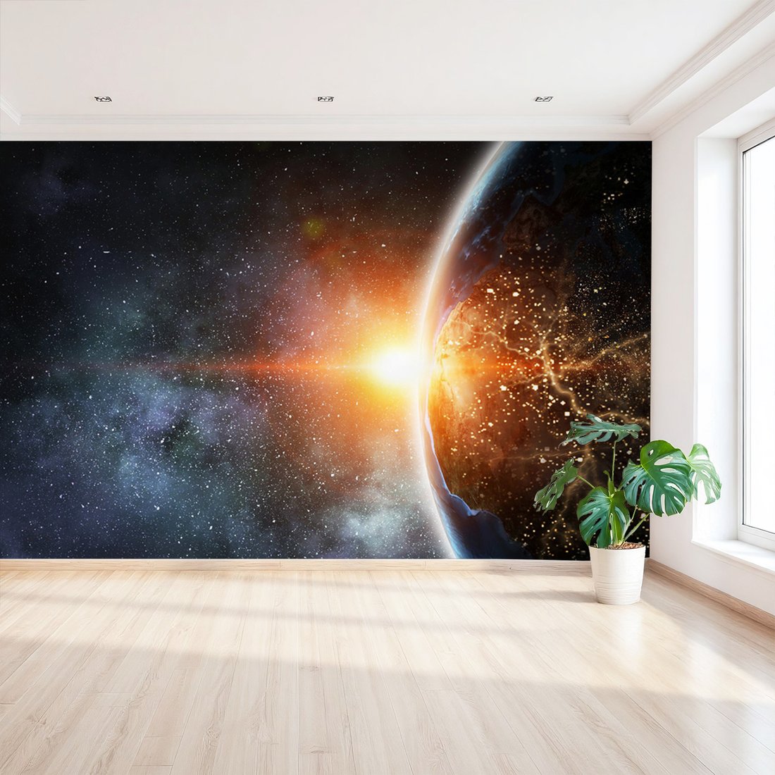 Fototapeta - kosmos, ziemia, planeta