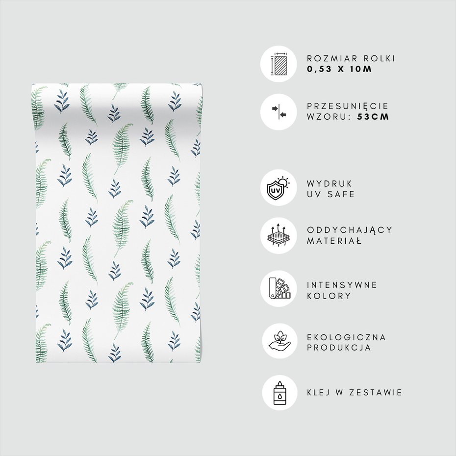 Tapeta - liście, paprocie, natura