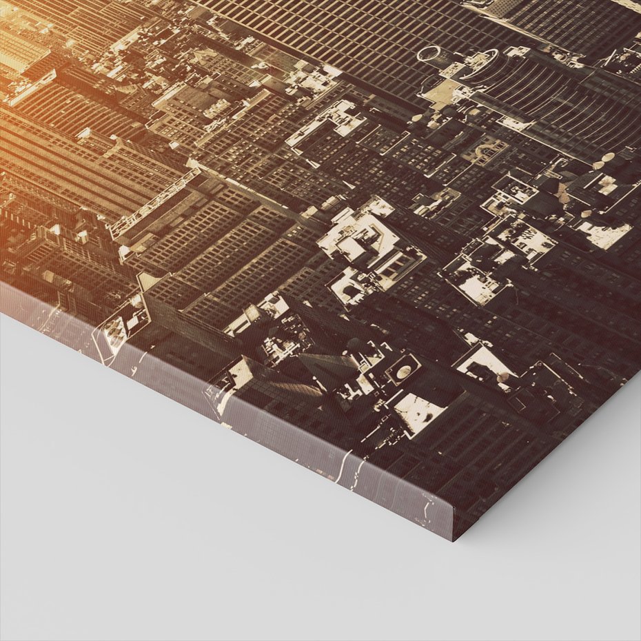 Obraz na płótnie - miasto, budynki, panorama